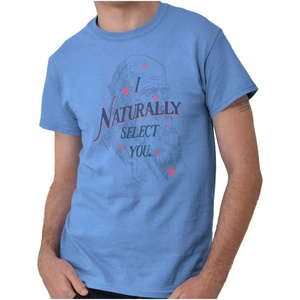 I Naturally Select You Valentines Day Graphic T Shirt Men or Women(Violet)