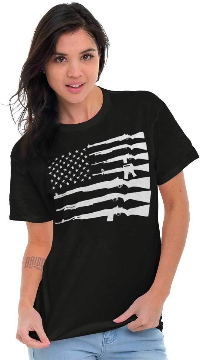 image:imageAmerican Flag Arms USA Pro 2A Rights Graphic T Shirt Men or WomenBlack