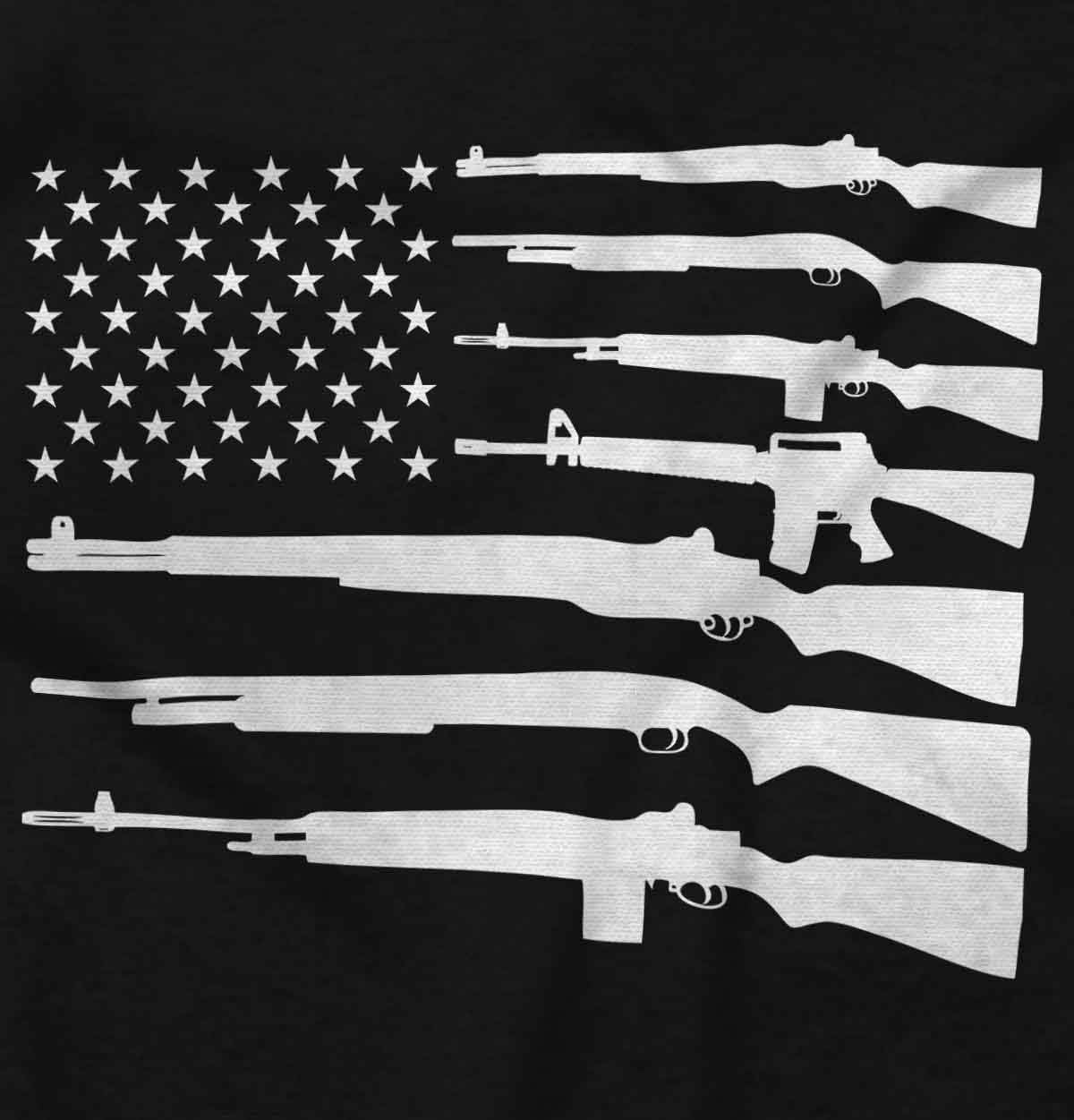 image:imageAmerican Flag Arms USA Pro 2A Rights Graphic T Shirt Men or WomenBlack
