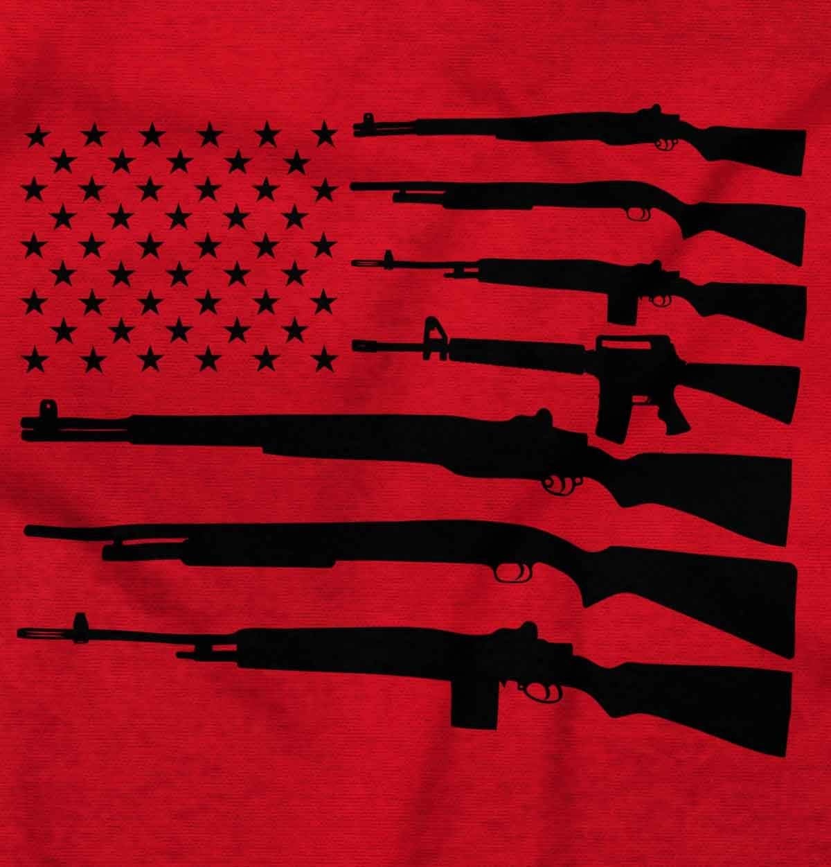 image:imageAmerican Flag Arms USA Pro 2A Rights Graphic T Shirt Men or WomenRed