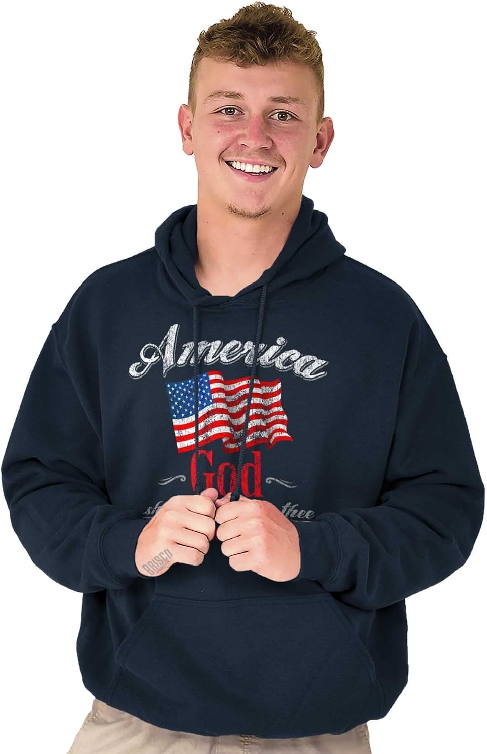 image:imageBrisco Brands America God Shed Grace On Thee Hoodie Sweatshirt Women MenNavy