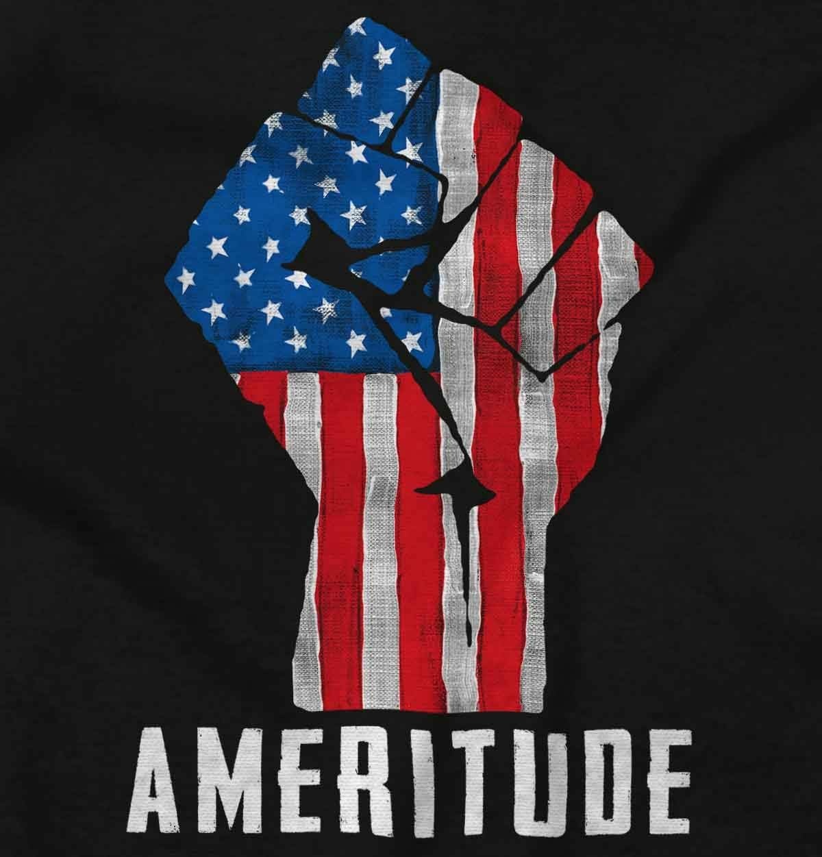 image:imageBrisco Brands American Attitude Rebel Patriot Hoodie Sweatshirt Women MenBlack