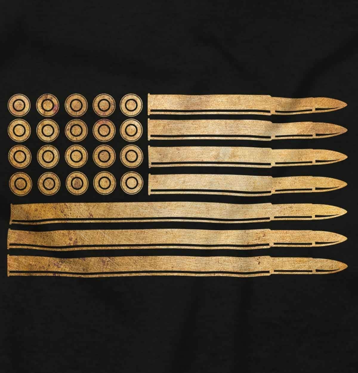 image:imageBrisco Brands Ammo Bullet 2nd Amendment Flag Sweatshirt for Men or WomenBlack