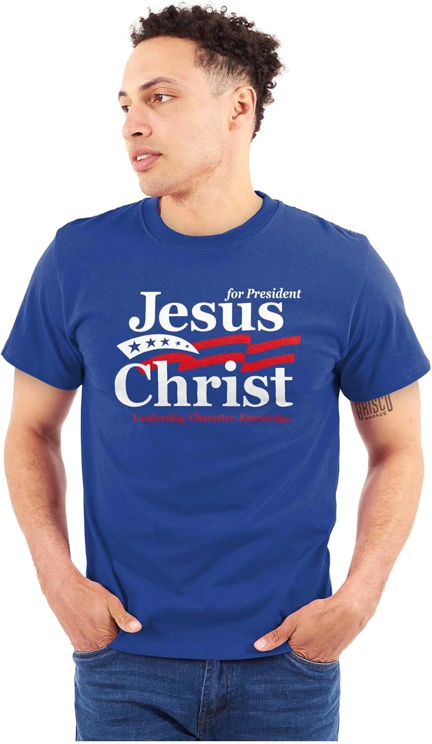 image:imageJesus Christ for President Funny Graphic T Shirt Men or WomenRoyal