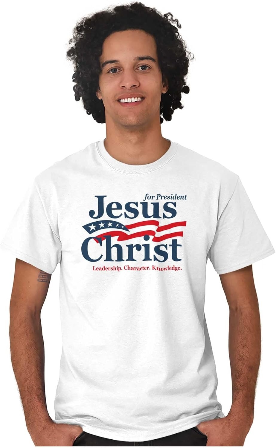image:imageJesus Christ for President Funny Graphic T Shirt Men or WomenWhite