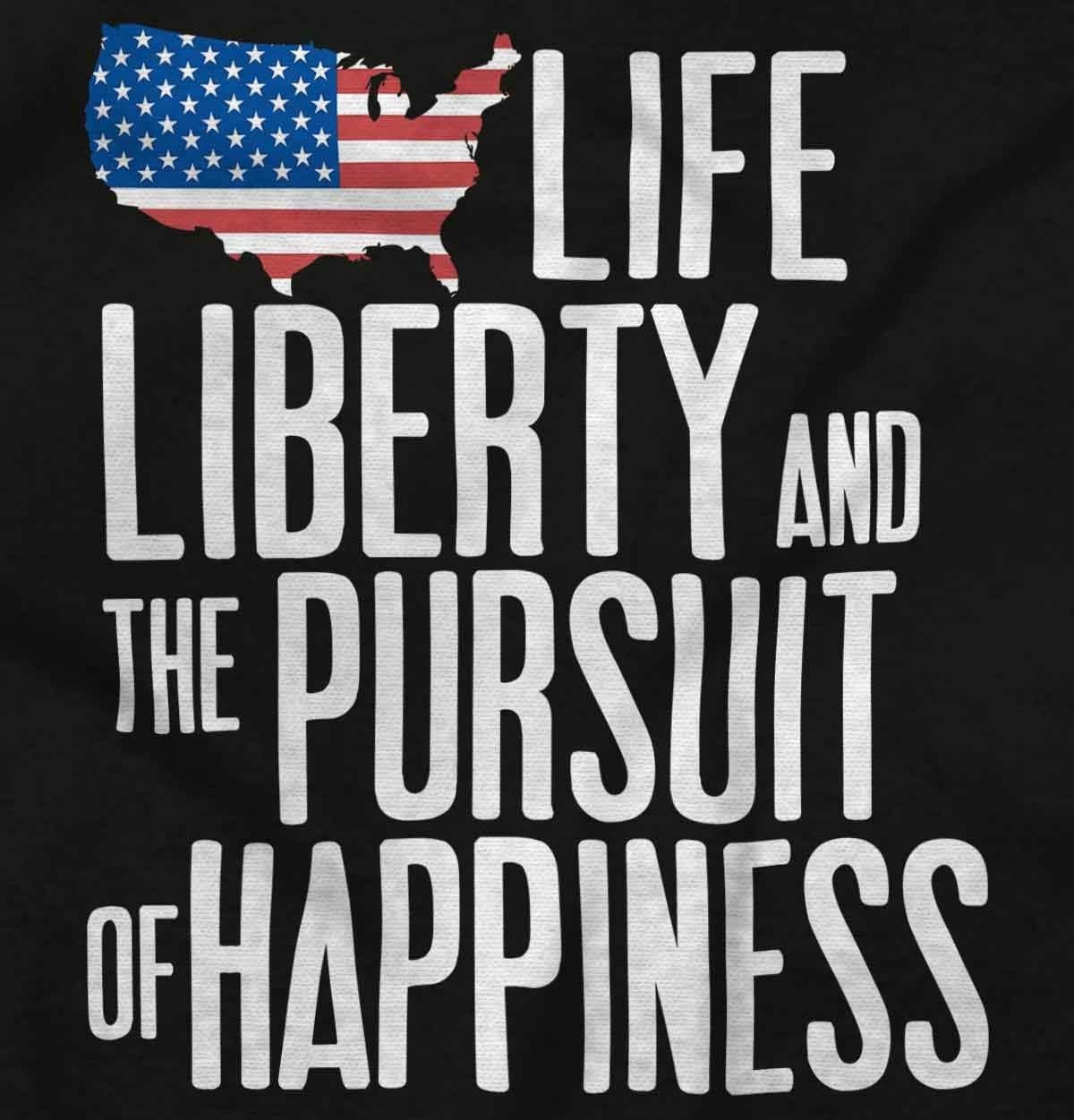 image:imageLife Liberty Happiness American Dream Graphic T Shirt Men or WomenBlack