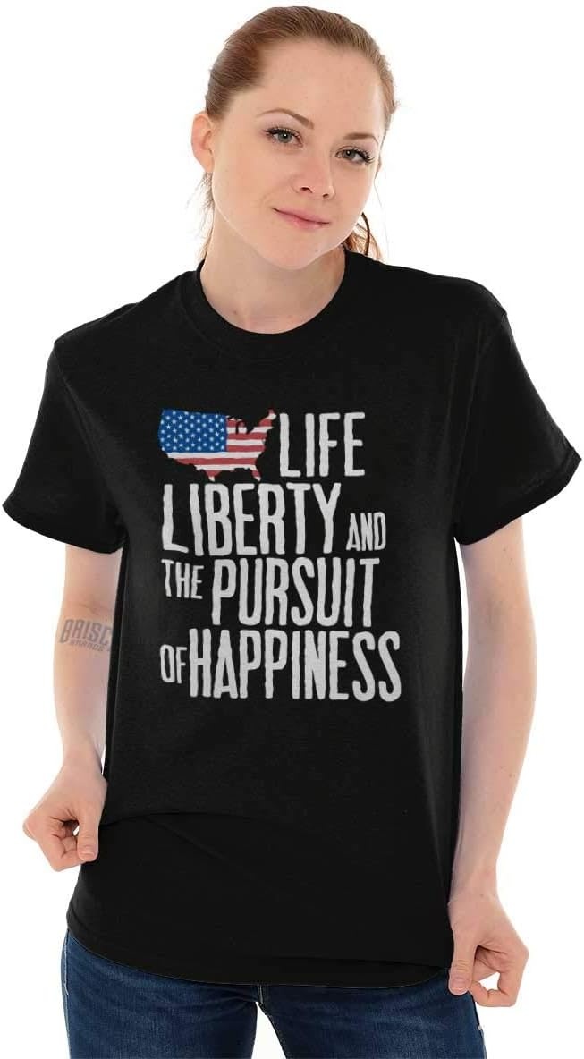 image:imageLife Liberty Happiness American Dream Graphic T Shirt Men or WomenBlack
