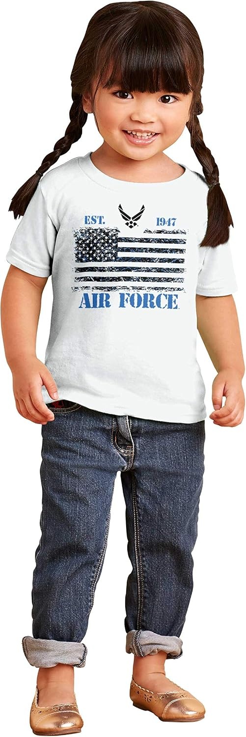 image:imageUS Air Force United States Flag Toddler Boy Girl T ShirtWhite