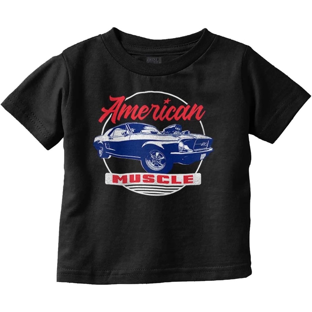 image:imageClassic Vintage American Muscle Car Youth T Shirt Tee BoysBlack