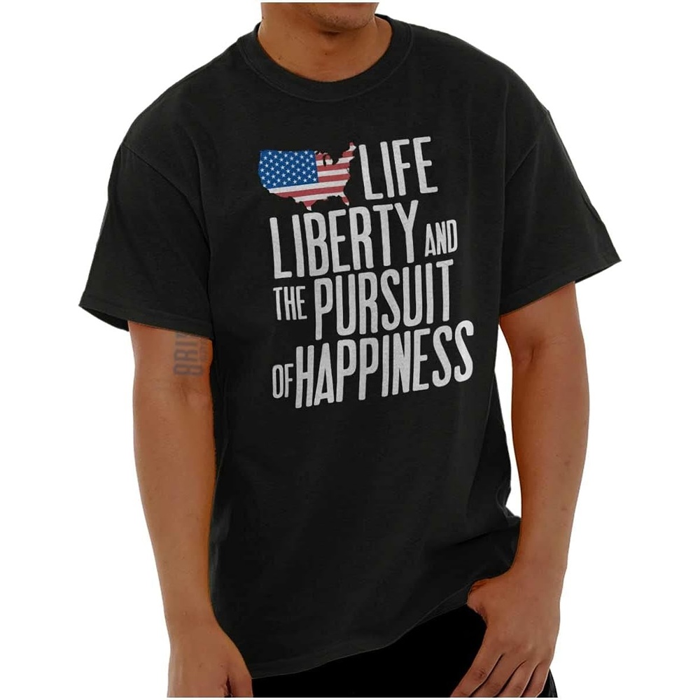 image:imageLife Liberty Happiness American Dream Graphic T Shirt Men or WomenBlack
