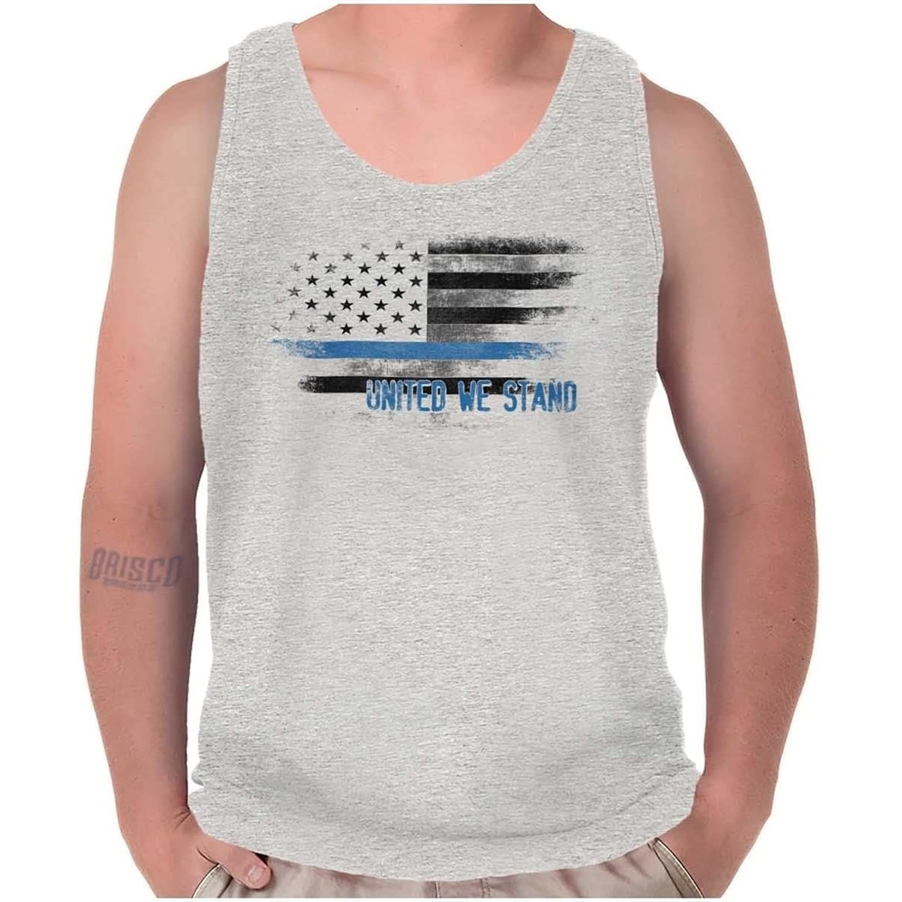 image:imageUnited We Stand Blue Live Matter Flag Tank Top T Shirts Men Women