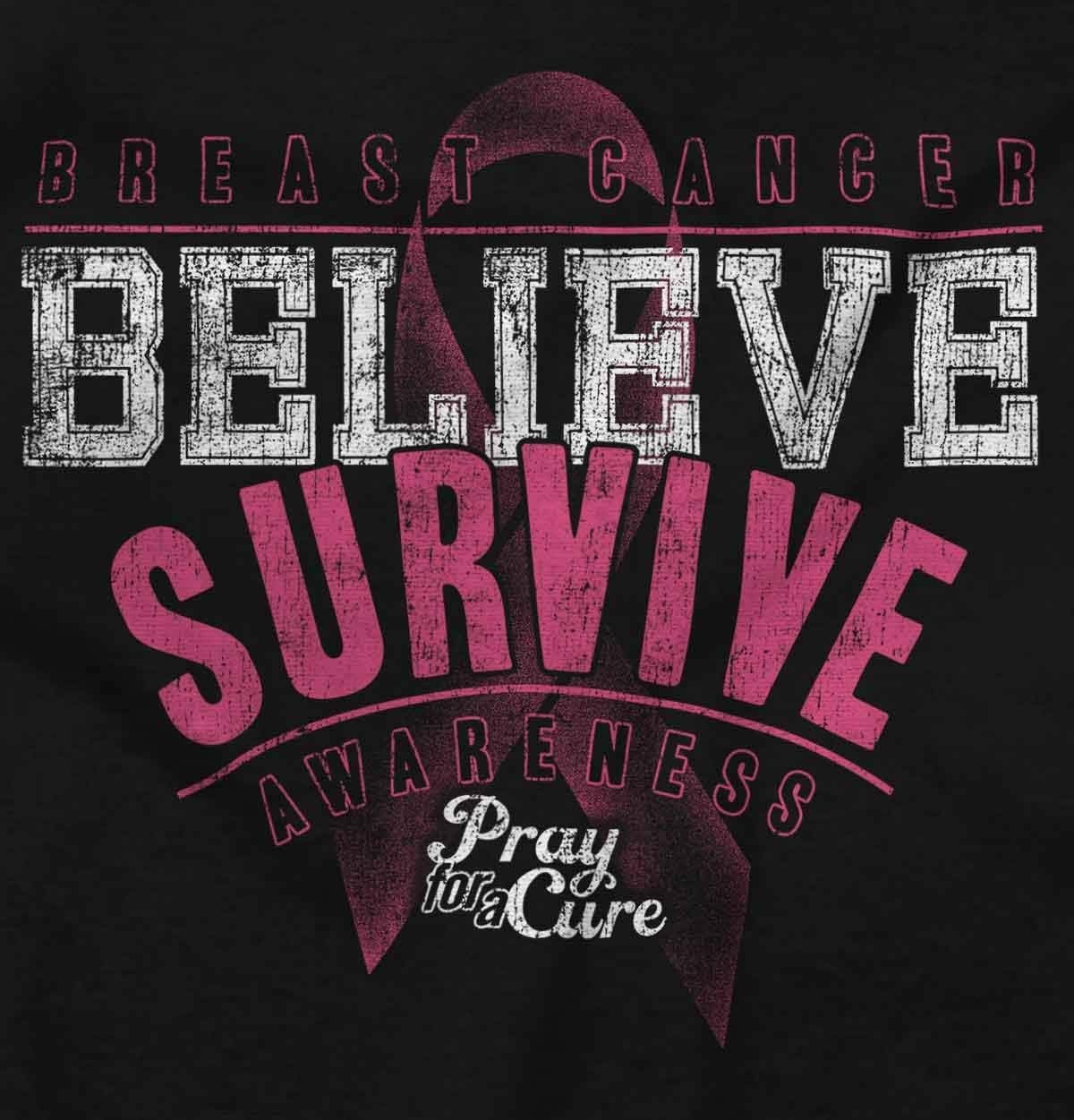 image:imageBreast Cancer Believe Survive Aware Women Crewneck SweatshirtBlack