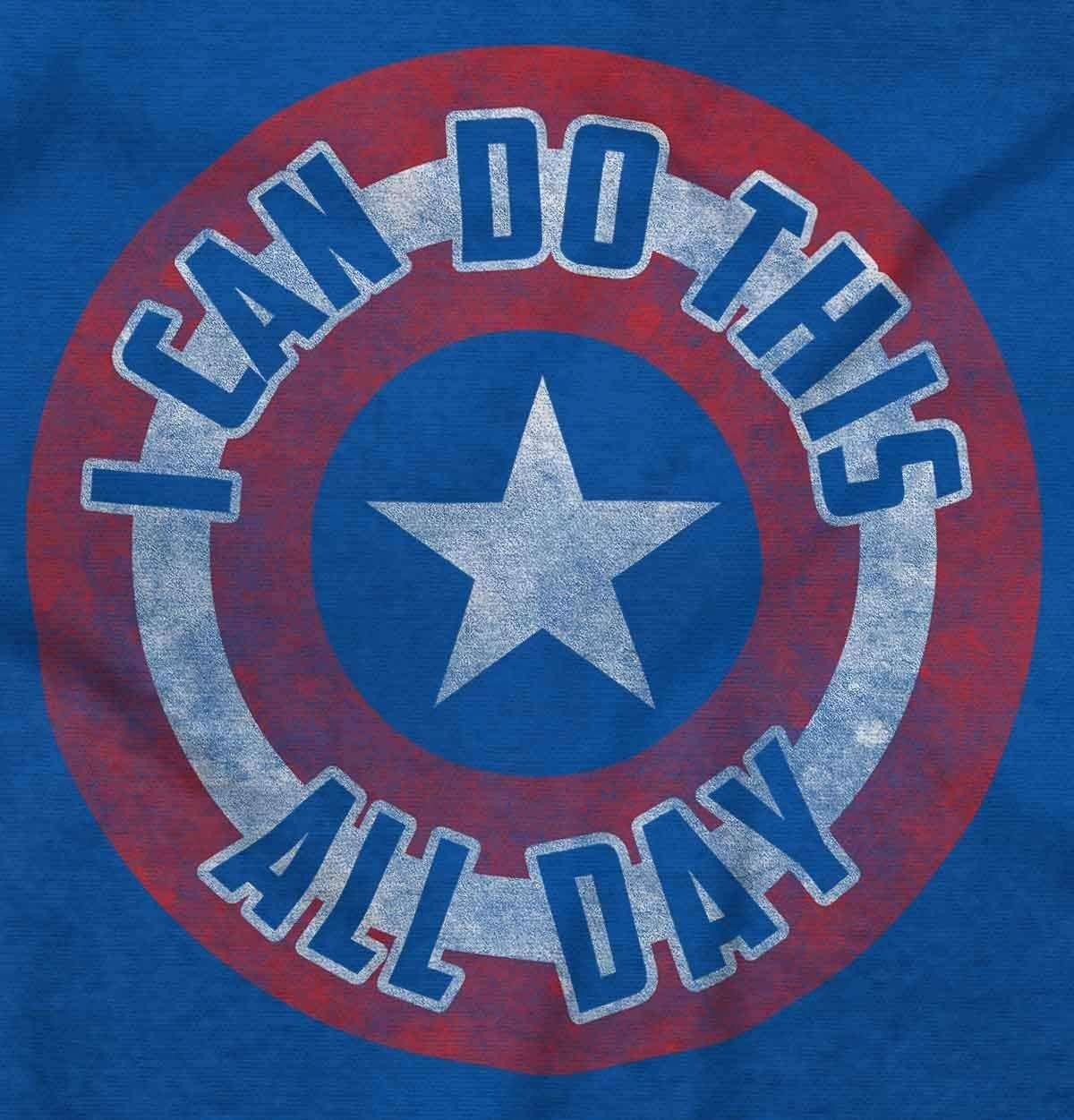 image:imageBrisco Brands I Can Do This All Day Star Shield Sweatshirt for Men or WomenRoyal