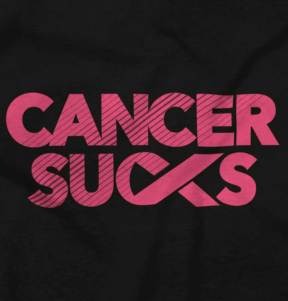 image:imageCancer Sucks Pick Ribbon Warrior Womens Slim Fit Graphic TeeBlack