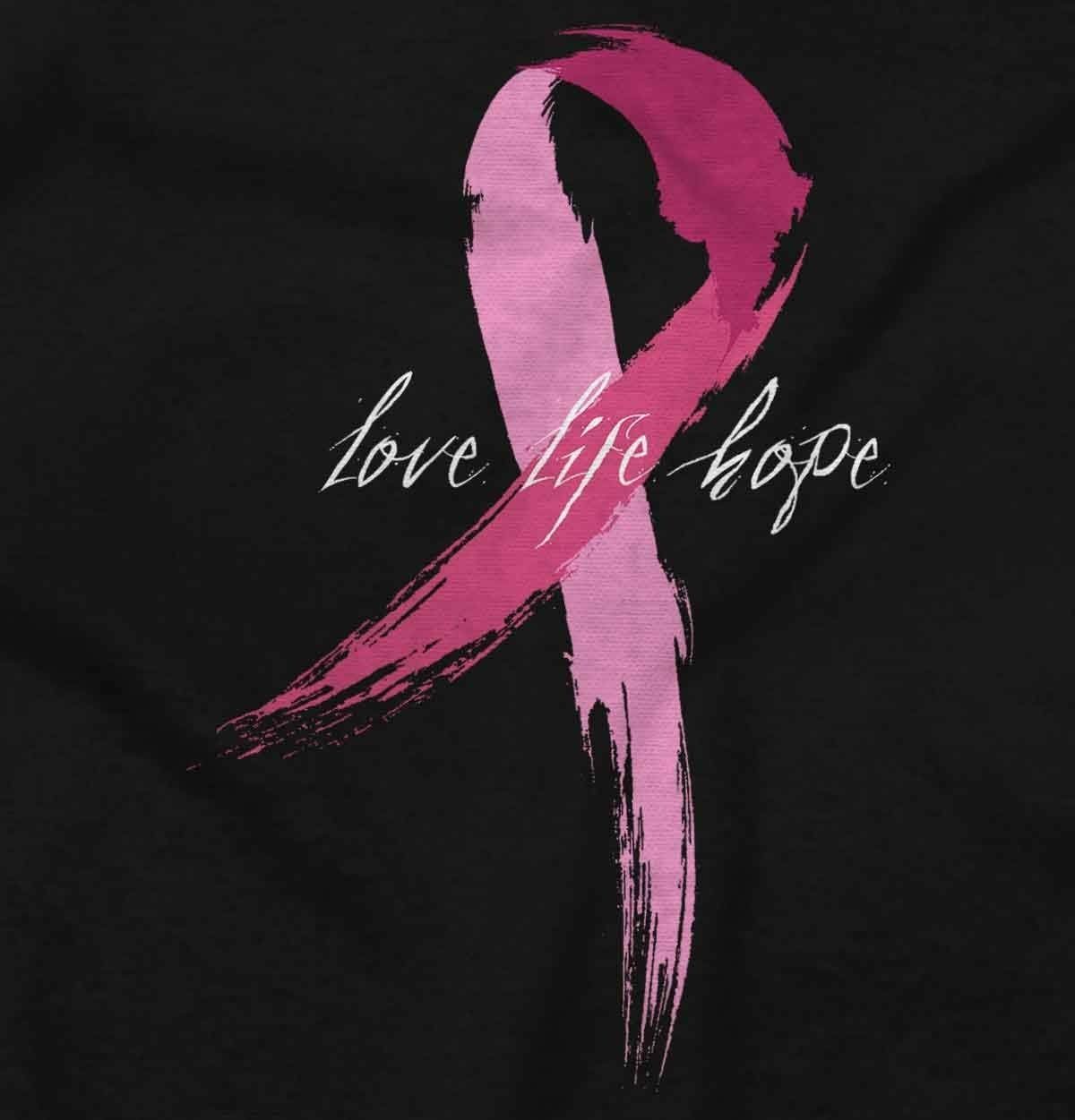 image:imageLove Life Hope Breast Cancer Aware Hoodie Sweatshirt WomenBlack