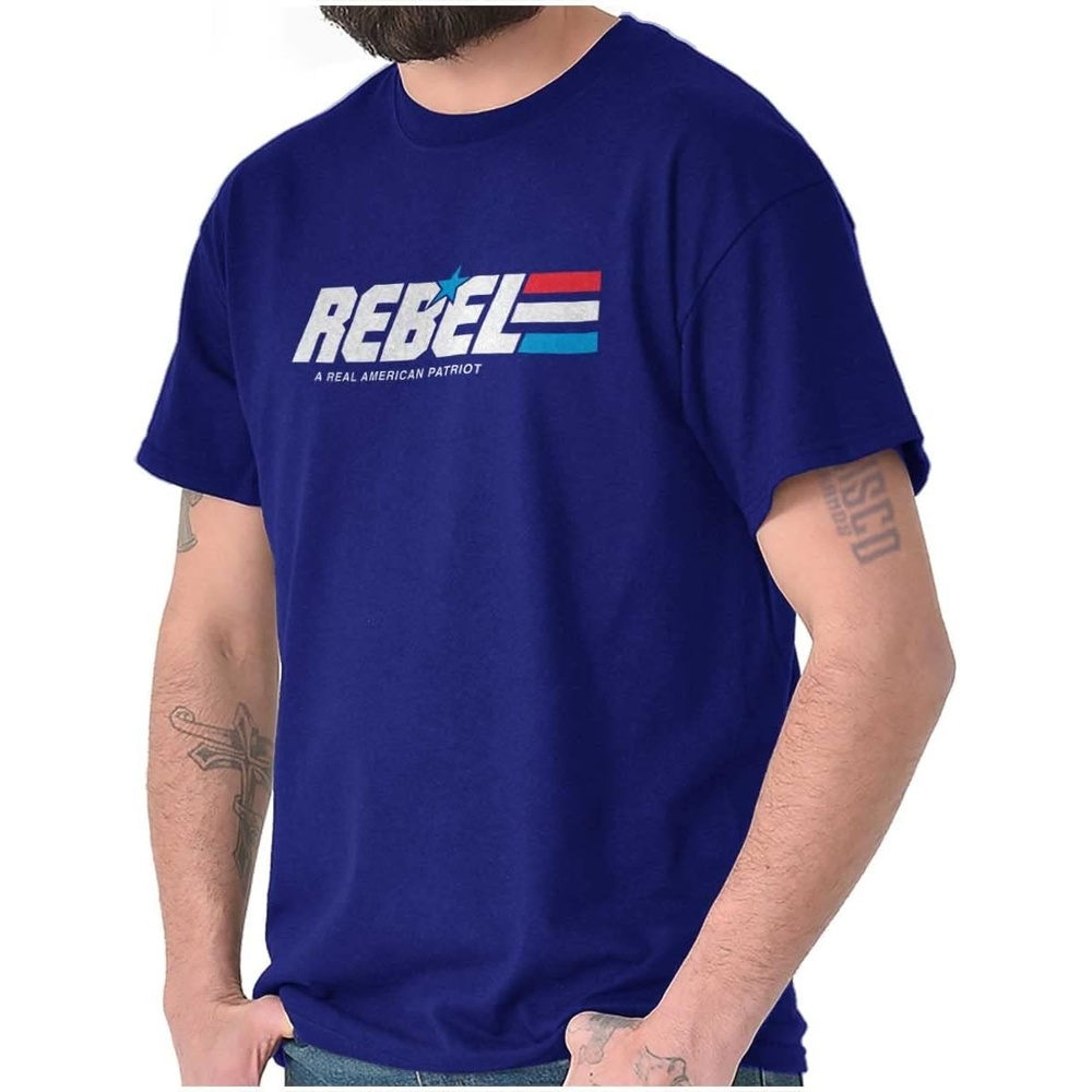 image:imageRebel American Flag Patriotic Freedom Graphic T Shirt Men or WomenCobalt