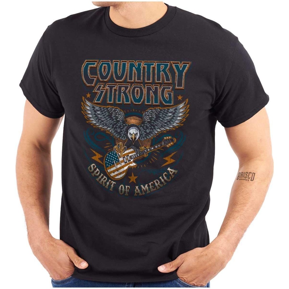 image:imageSpirit of American Flag Eagle Strong Graphic T Shirt Men or WomenBlack