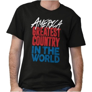 America Greatest Country in The World Graphic T Shirt Men or Women(Black)
