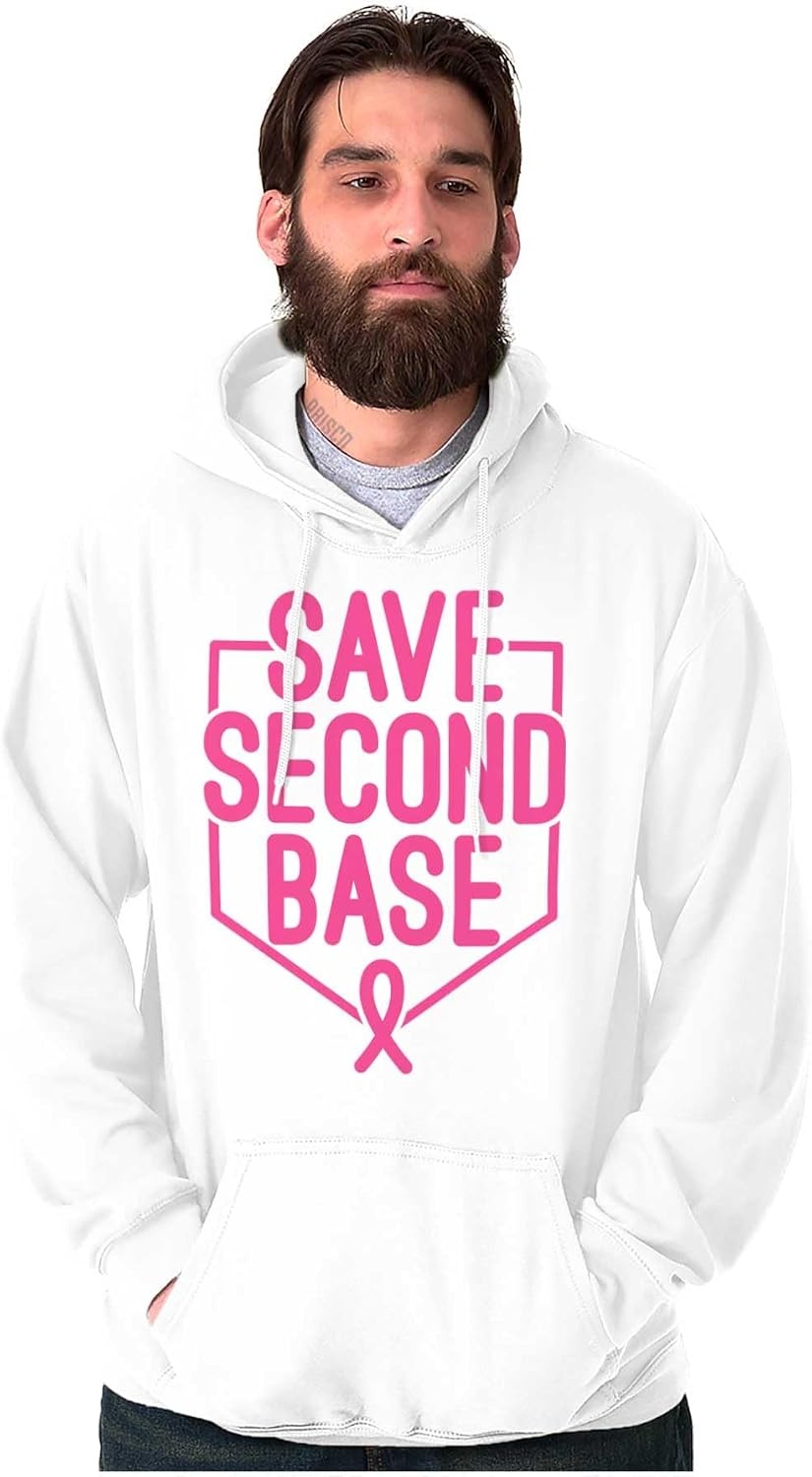 image:imageBreast Cancer Awareness Save Second Hoodie Sweatshirt Women MenWhite