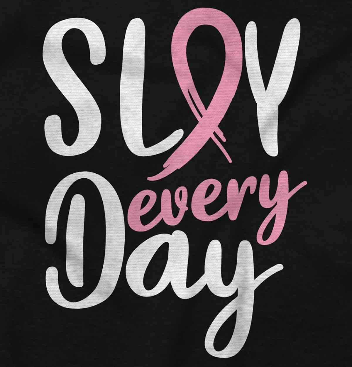 image:imageBreast Cancer Survivor Slay Every Day Hoodie Sweatshirt WomenBlack