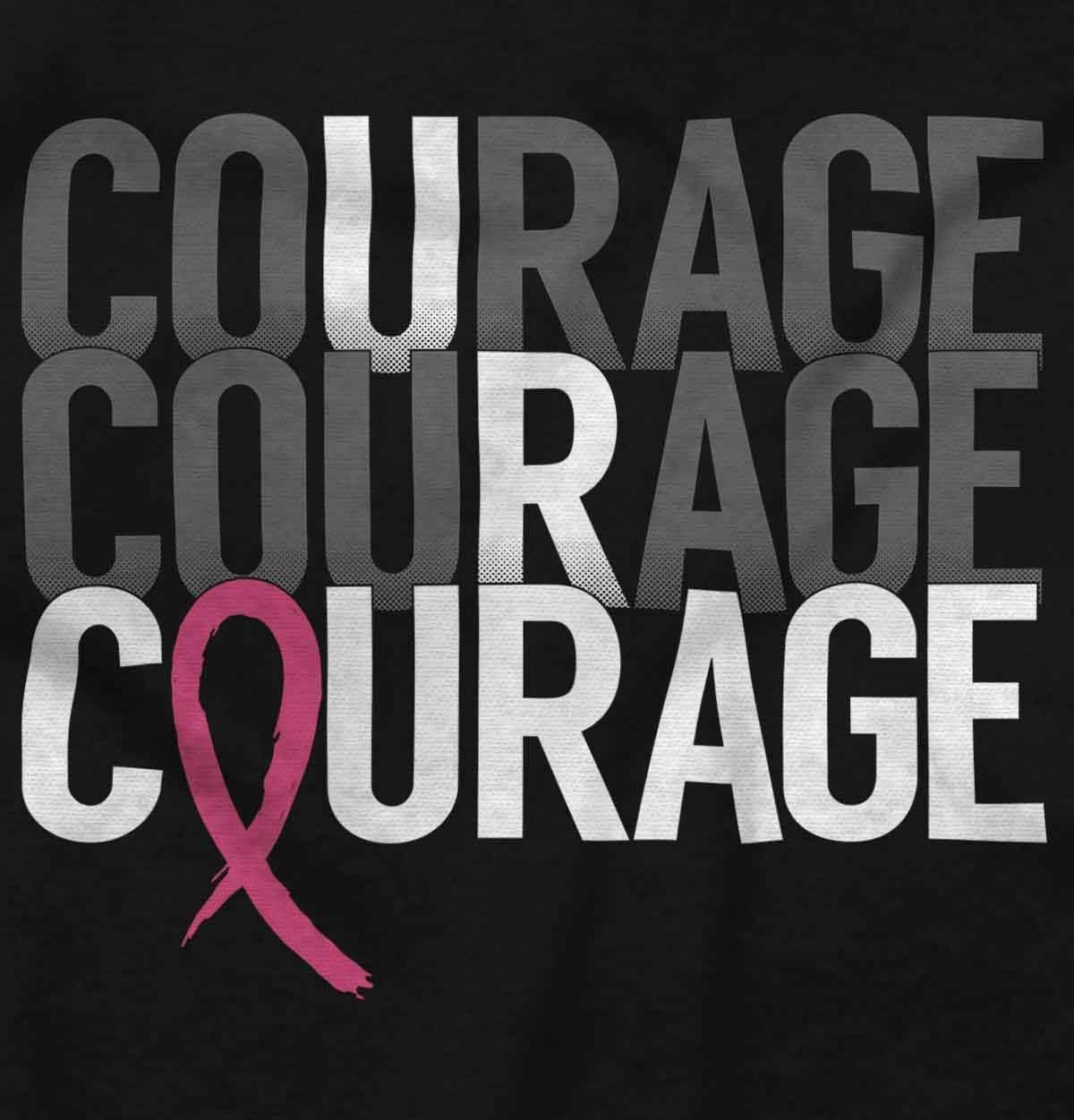 image:imageCourage Breast Cancer Awareness Hoodie Sweatshirt WomenBlack
