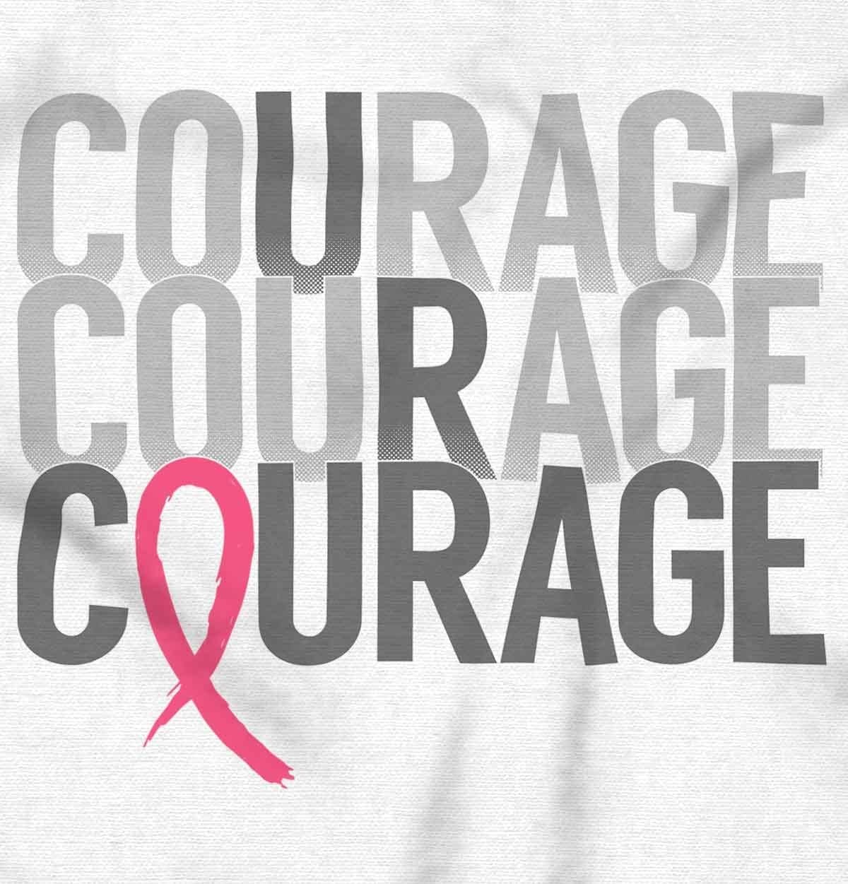 image:imageCourage Breast Cancer Awareness Hoodie Sweatshirt WomenWhite