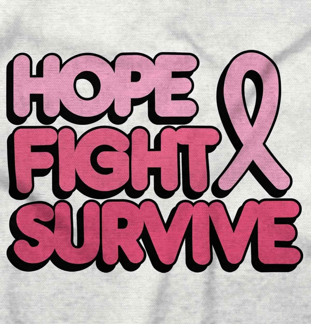 image:imageHope Fight Survive Breast Cancer Hoodie Sweatshirt WomenWhite