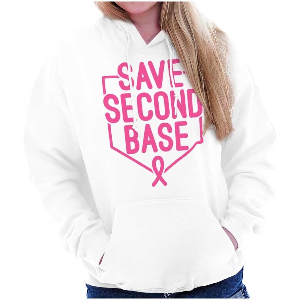 image:imageBreast Cancer Awareness Save Second Hoodie Sweatshirt Women MenWhite