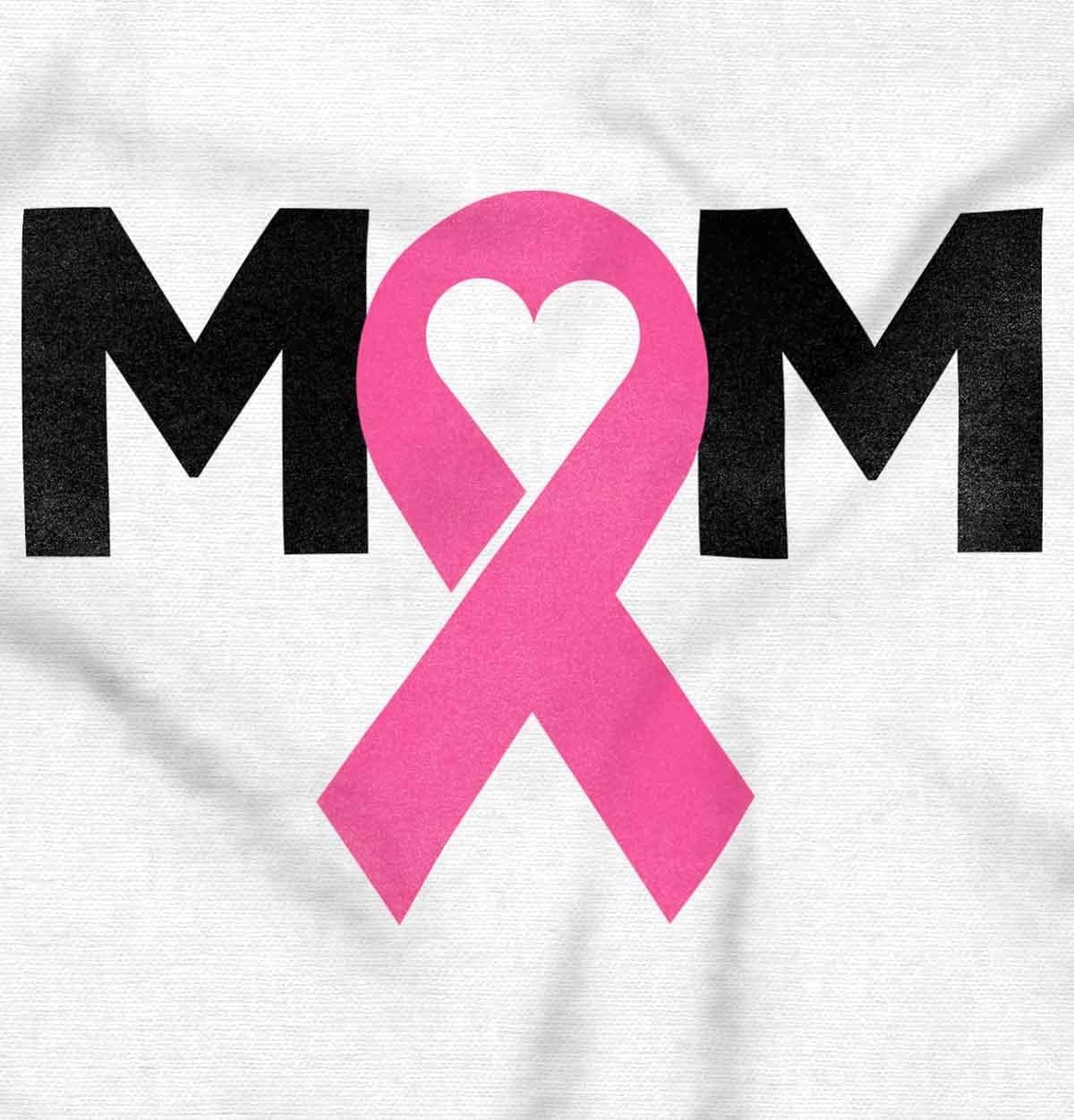 image:imageBreast Cancer Awareness Mom Fighter Womens Graphic T Shirt TeesWhite