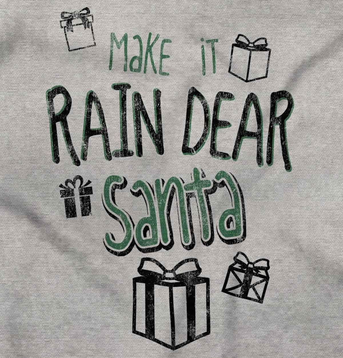 image:imageBrisco Brands Christmas Make It Rain Dear Santa Sweatshirt for Men or WomenSport Grey