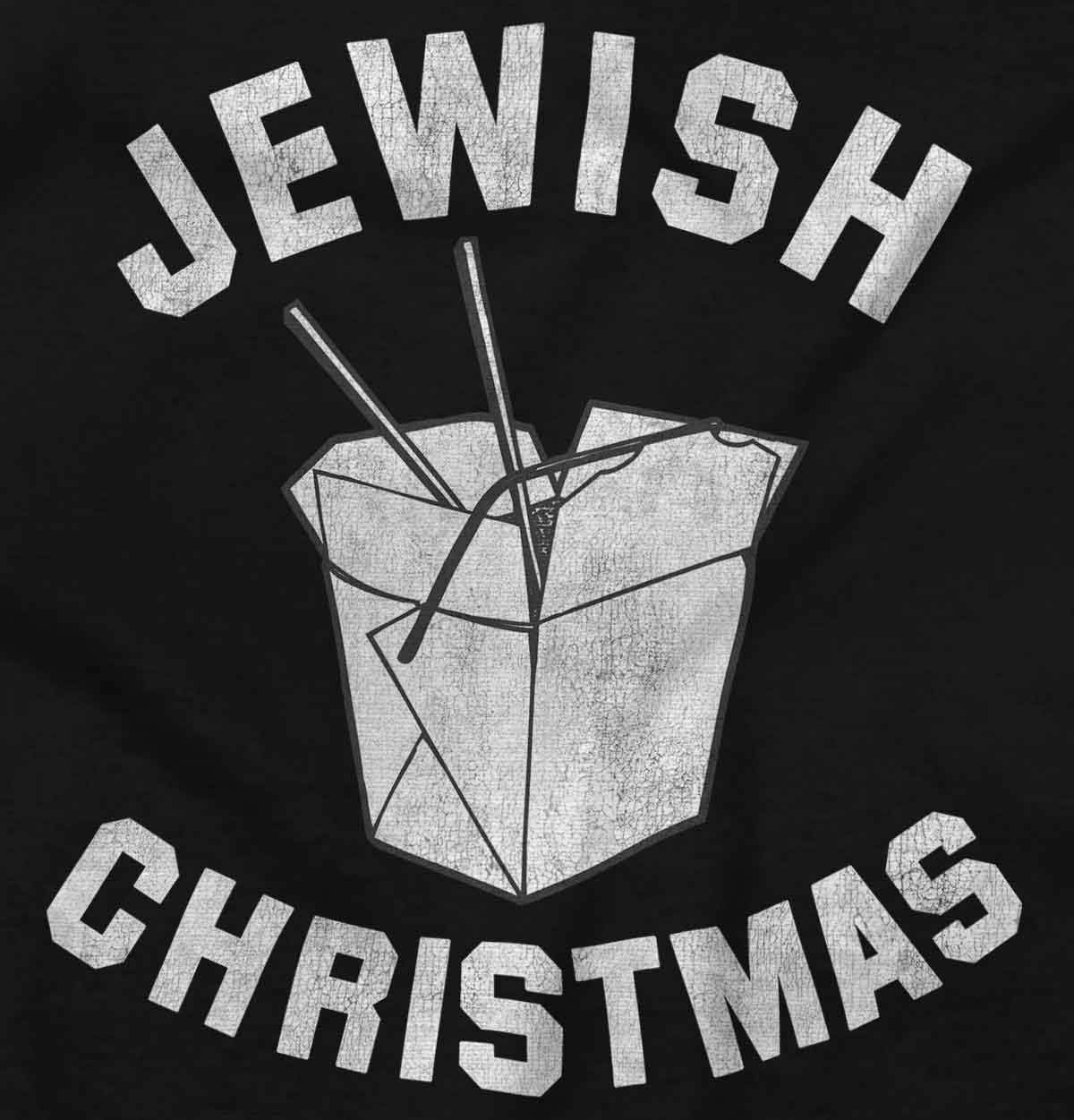 image:imageBrisco Brands Jewish Christmas Chinese Takeout Hoodie Sweatshirt Women MenBlack
