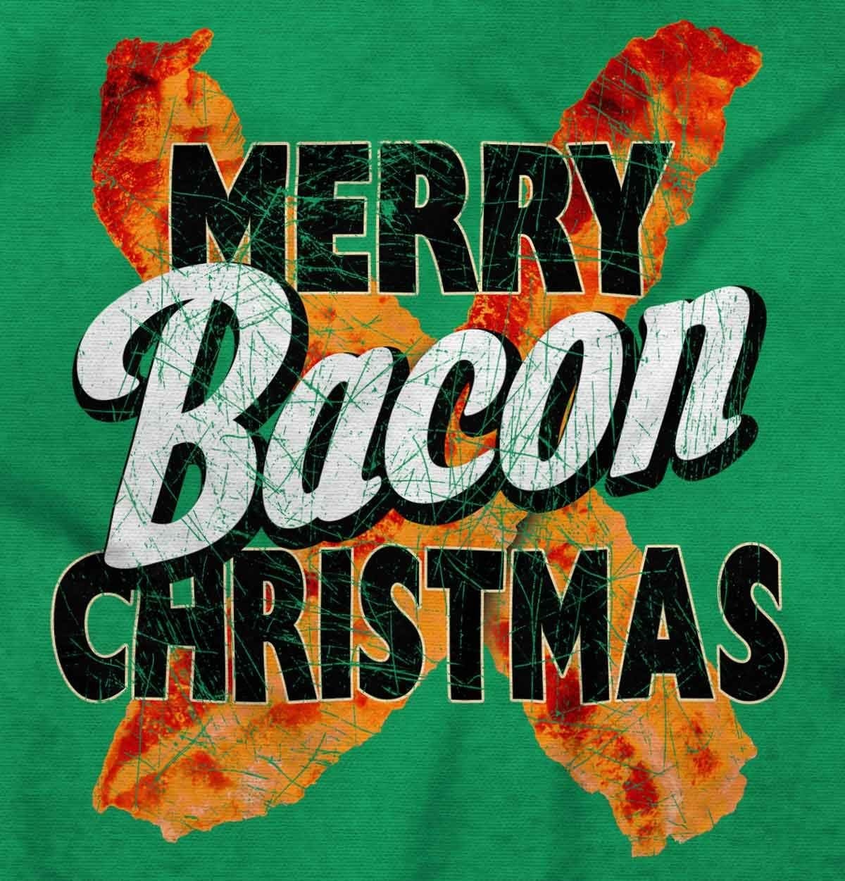 image:imageBrisco Brands Merry Christmas Bacon Meat Lover Hoodie Sweatshirt Women Men Irish Green