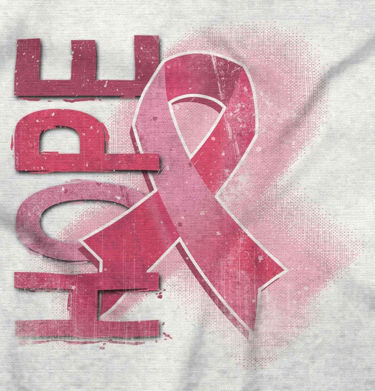 image:imageHope Breast Cancer Awareness Warrior Womens Graphic T Shirt TeesWhite
