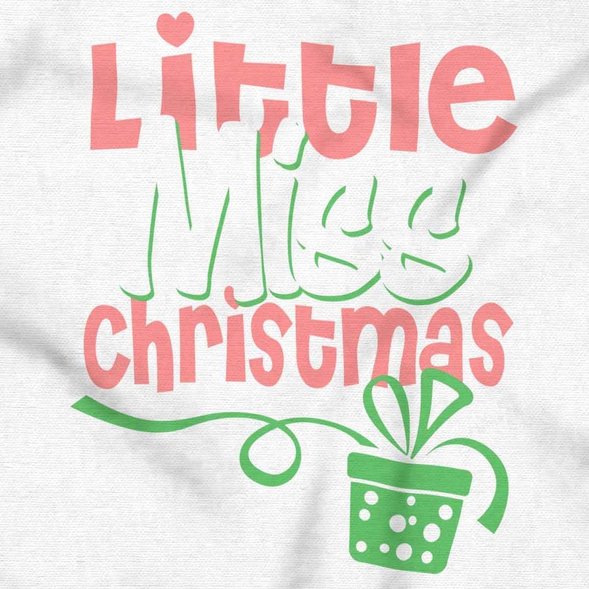 image:imageBrisco Brands Cute Little Miss Women Crewneck SweatshirtWhite