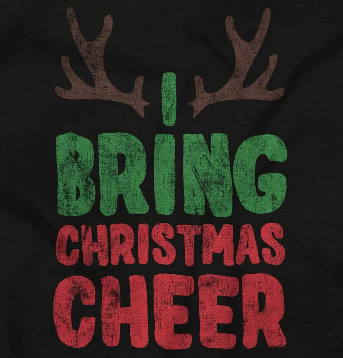 image:imageClassic Teaze Bring Christmas Cheer Reindeer Antler Sweatshirt for Men or WomenI Bring Christmas Cheer