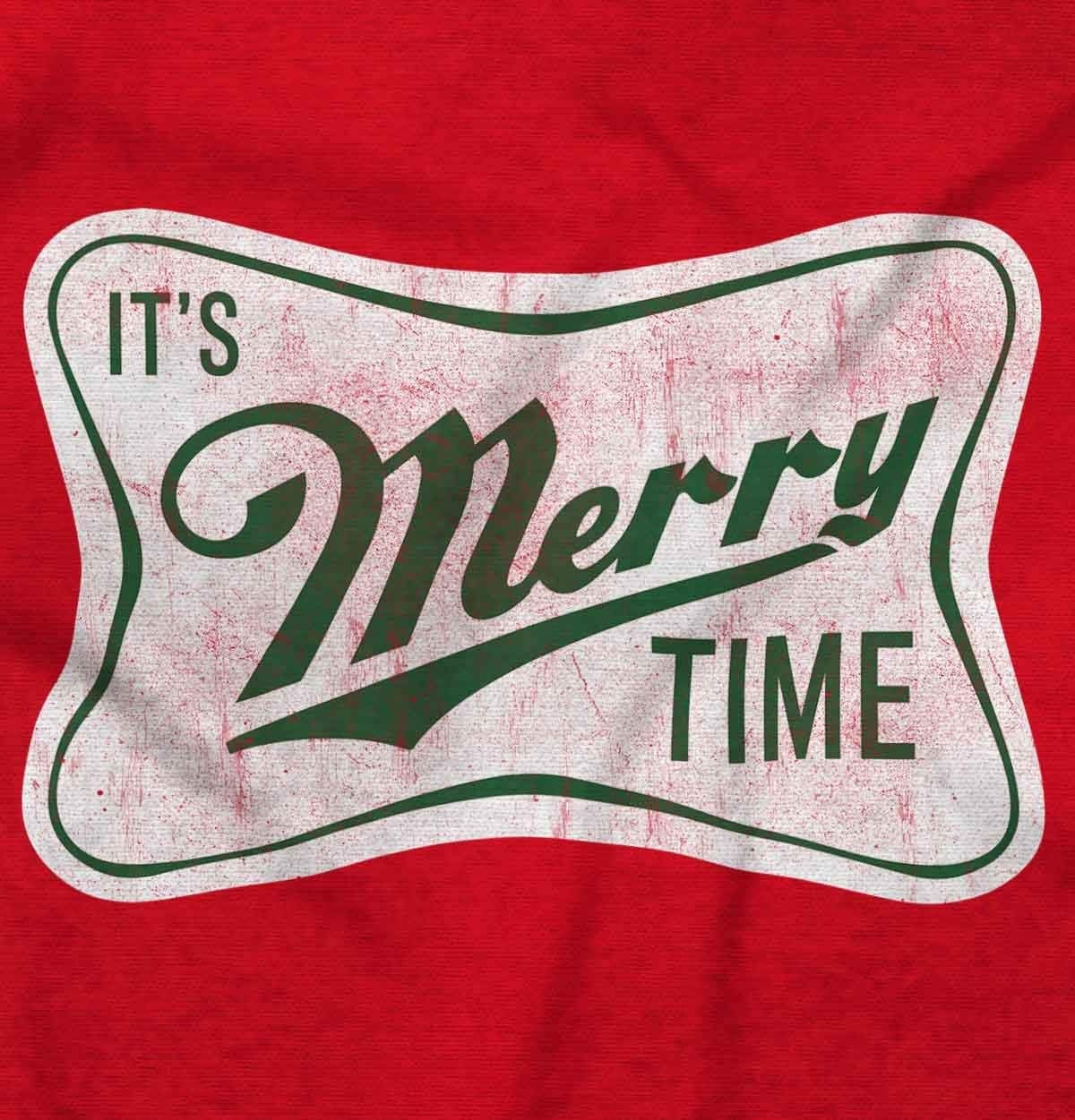image:imageXmas Its Merry Time Christmas Graphic T Shirt Men or WomenRed