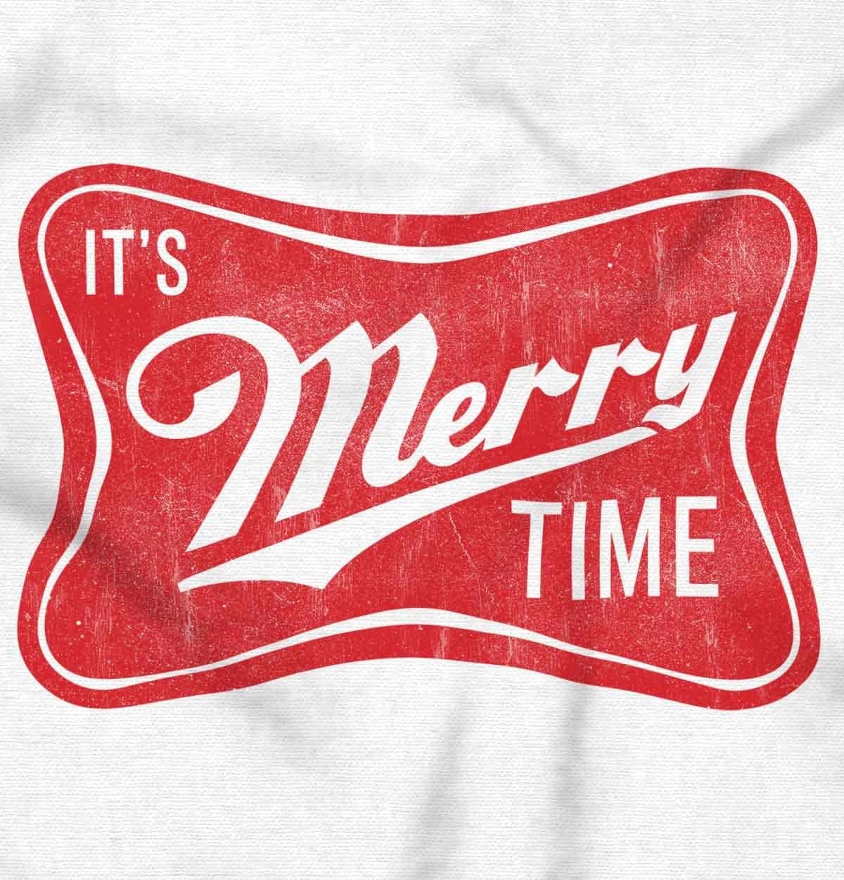 image:imageXmas Its Merry Time Christmas Graphic T Shirt Men or WomenWhite