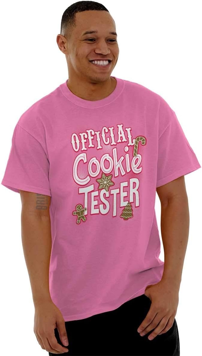 image:imageXmas Official Christmas Cookie Tester Graphic T Shirt Men or Women Azalea