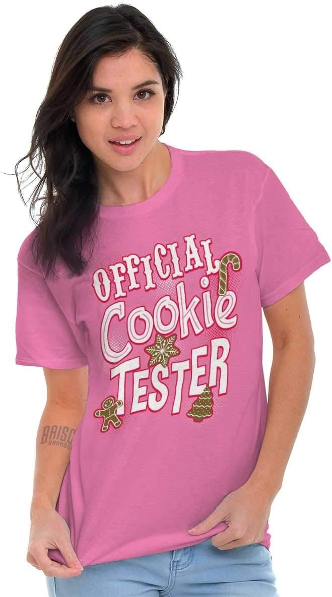 image:imageXmas Official Christmas Cookie Tester Graphic T Shirt Men or Women Azalea