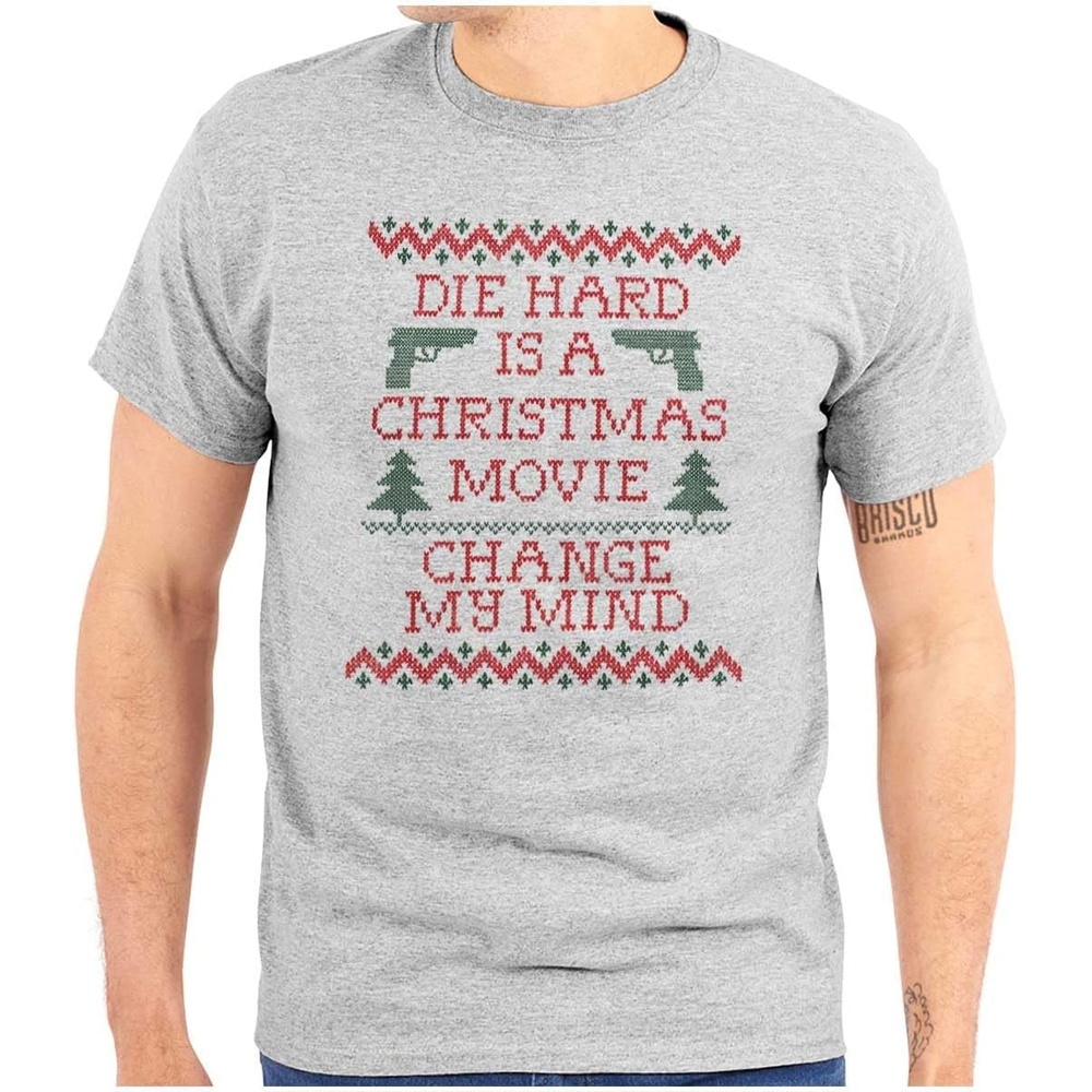 image:imageChristmas Movie Change My Mind Graphic T Shirt Men or WomenSport Grey