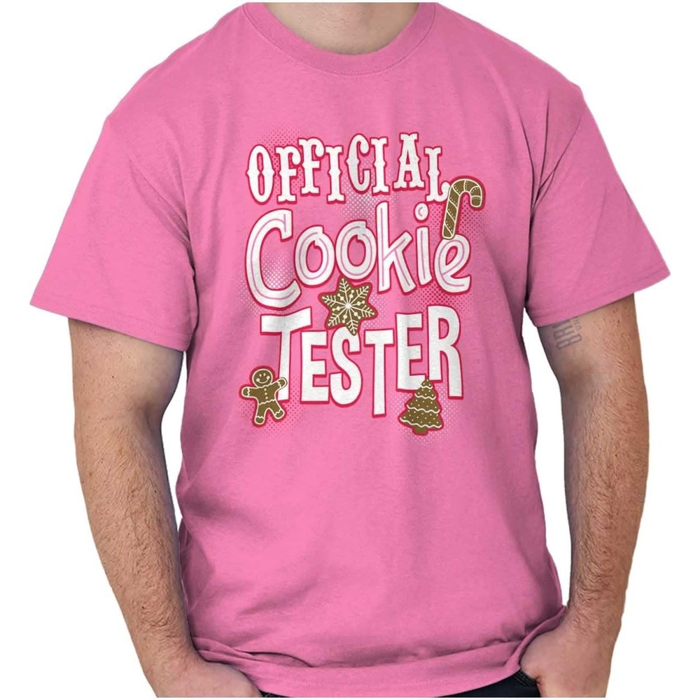 image:imageXmas Official Christmas Cookie Tester Graphic T Shirt Men or Women Azalea