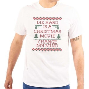 Christmas Movie Change My Mind Graphic T Shirt Men or Women(White)