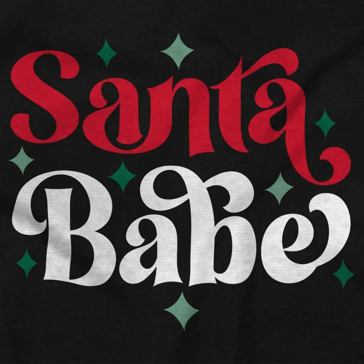 image:imageChristmas Santa Babe Xmas Holiday Women Crewneck SweatshirtBlack