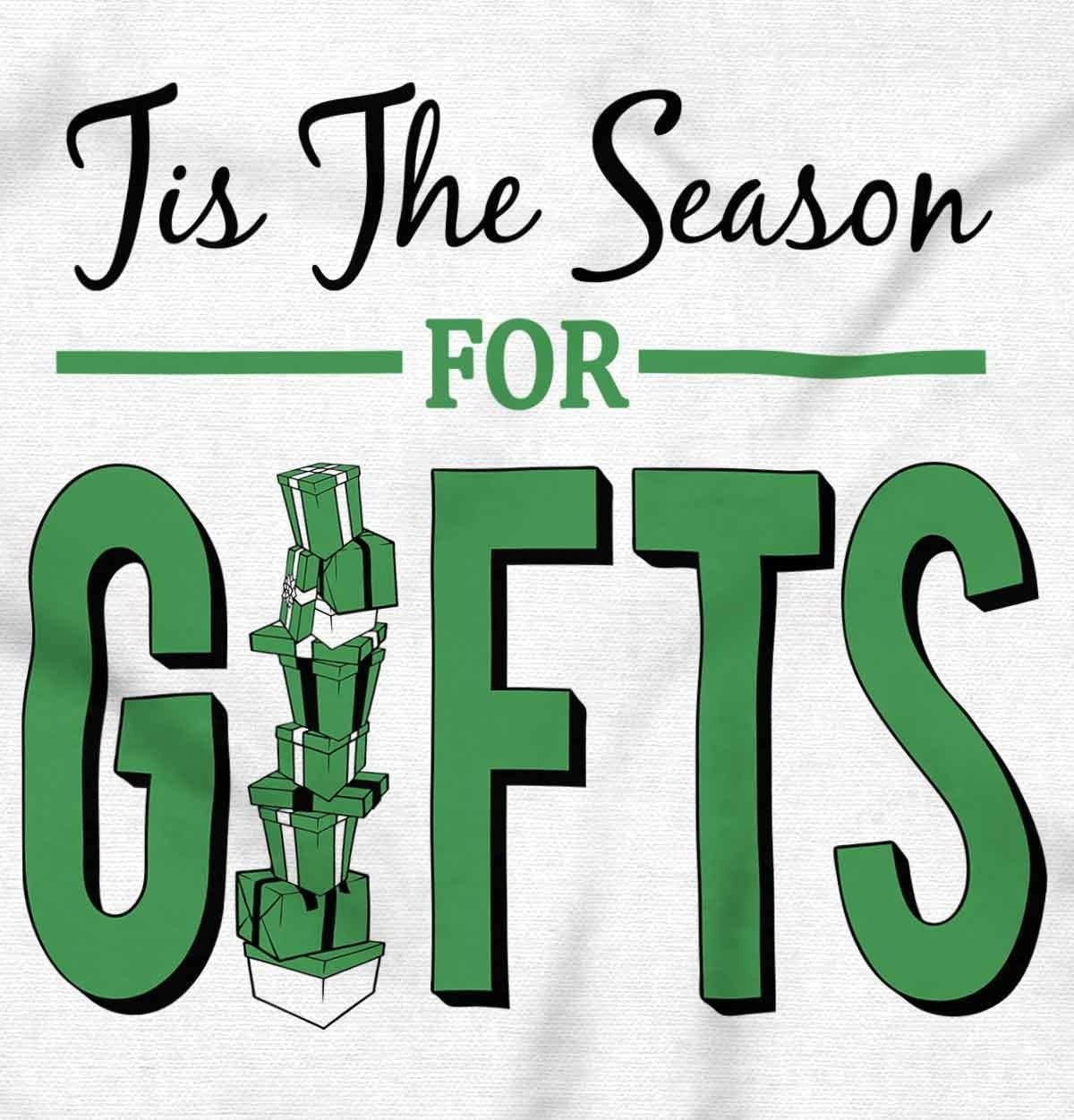 image:imageChristmas Tis The Season for Presents Graphic T Shirt Men or WomenWhite