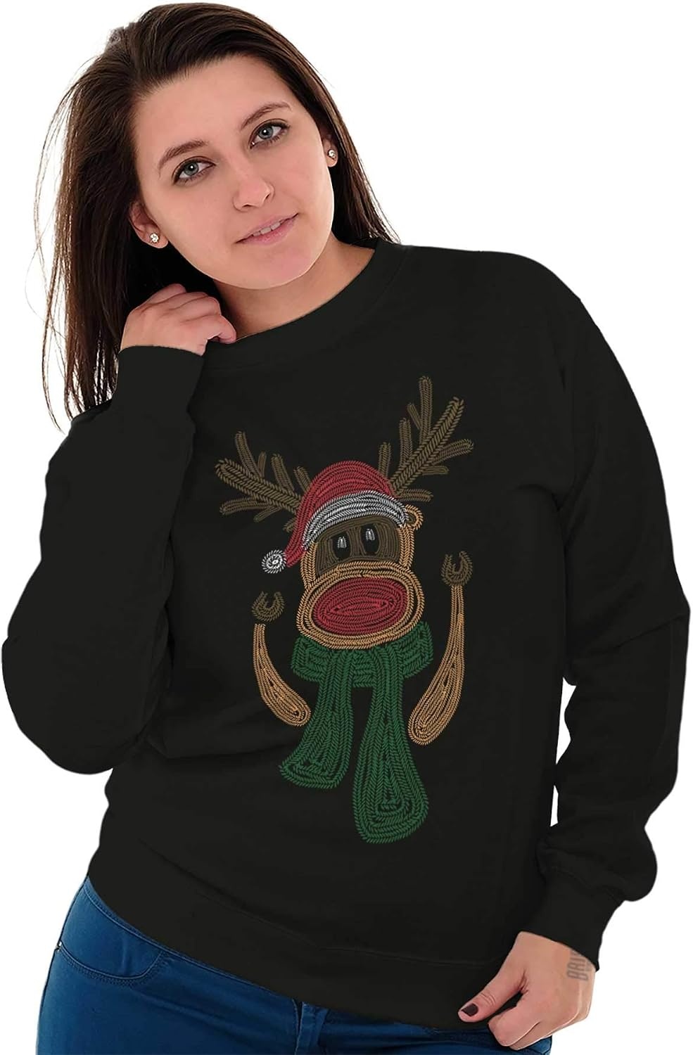 image:imageClassic Teaze Merry Christmas Ya Filthy Animal Sweatshirt for Men or WomenReindeer
