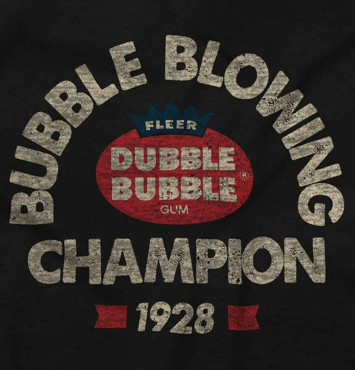 image:imageBubble Blowing Champion Dubble Womens Slim Fit Graphic TeeDark Heather