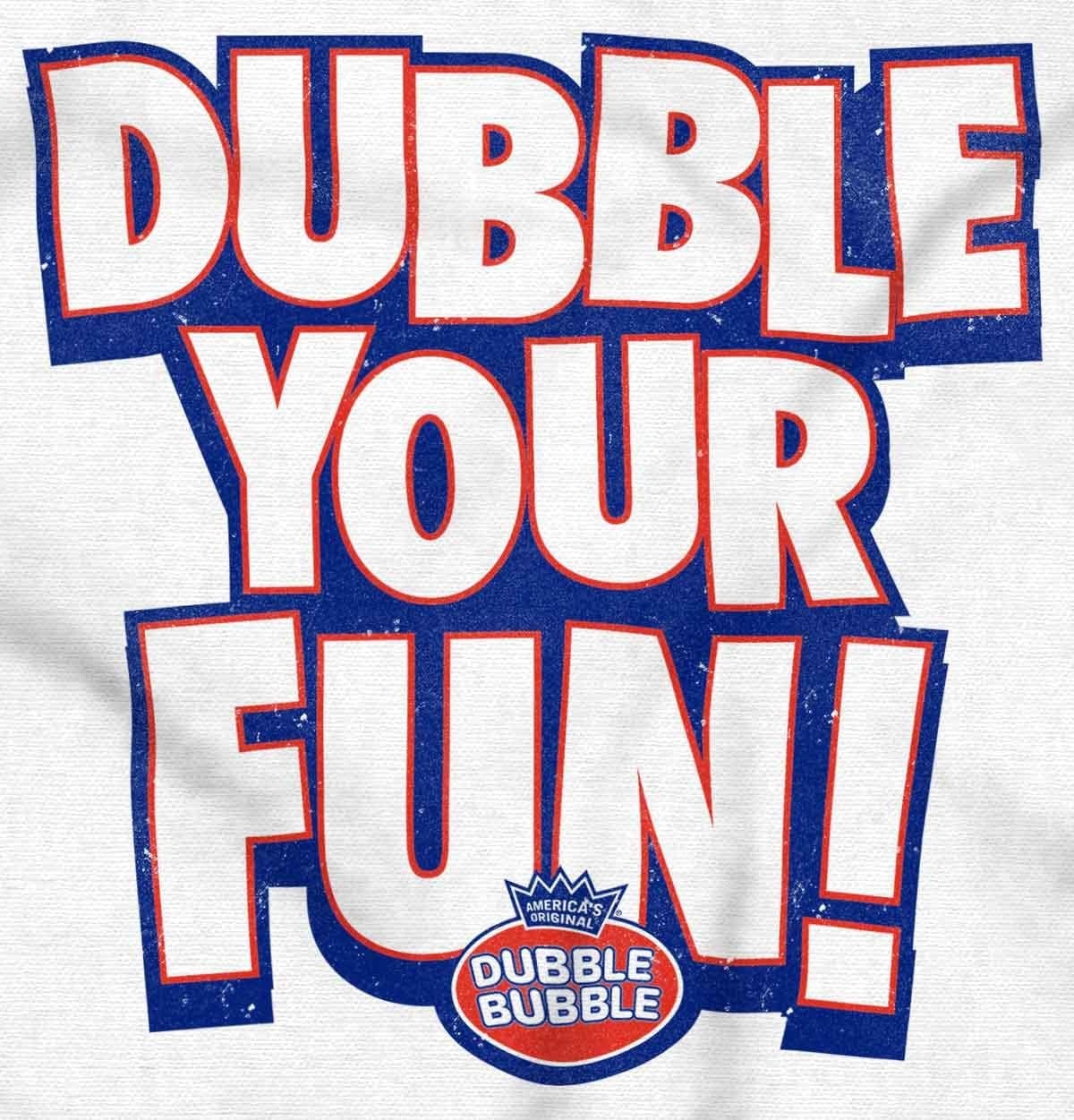 image:imageDubble Bubble Double Your Fun Logo Long Sleeve Tshirt Men WomenWhite
