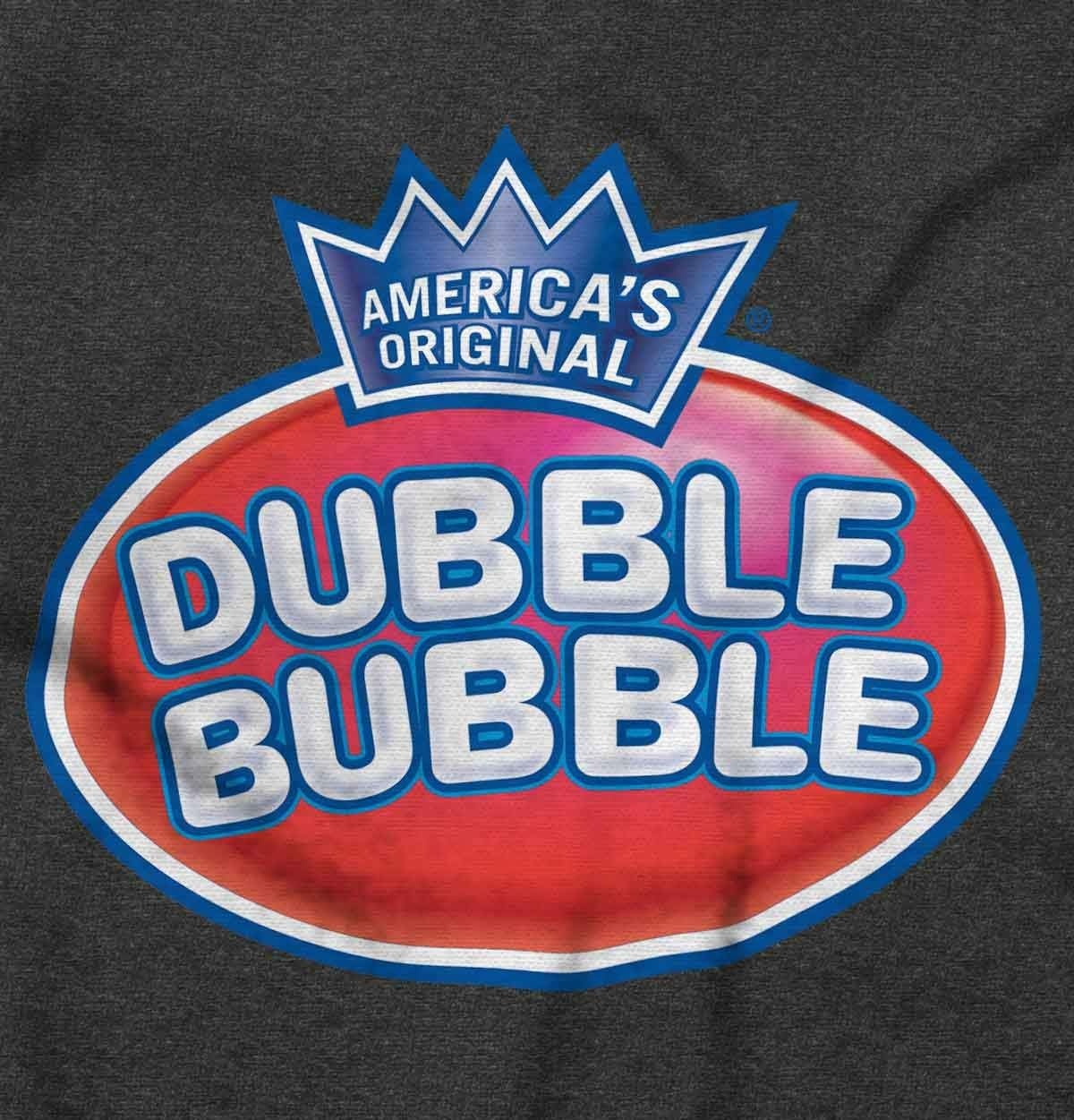 image:imageOriginal Dubble Bubble Double Logo Gum Long Sleeve Tshirt Men WomenDark Heather