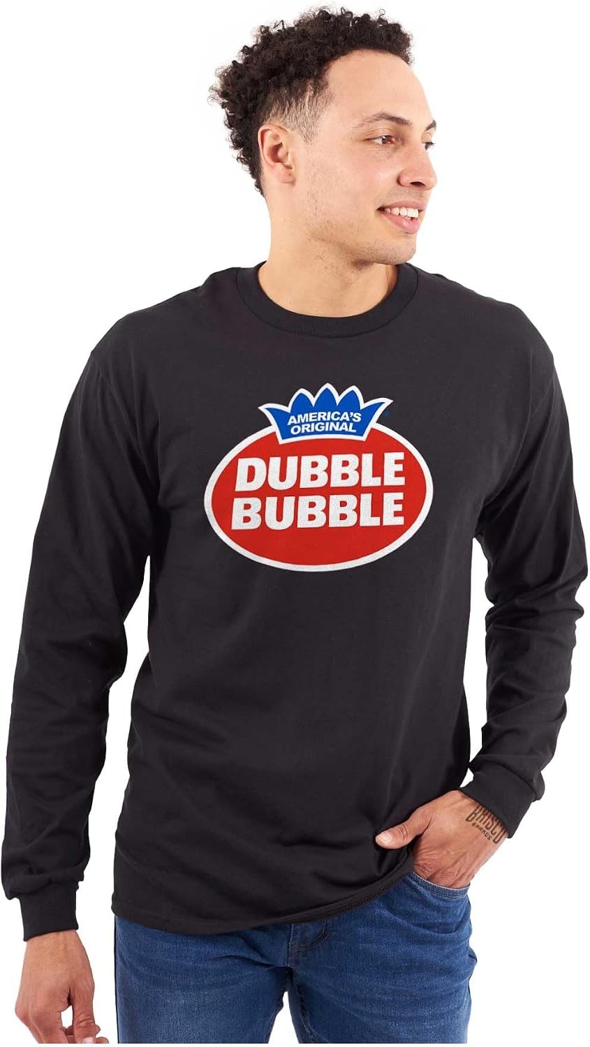 image:imageVintage Dubble Bubble Gum Double Logo Long Sleeve Tshirt Men WomenBlack