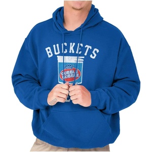 Brisco Brands Buckets And Baseball Dubble Bubble Hoodie Sweatshirt Women Men(Royal)